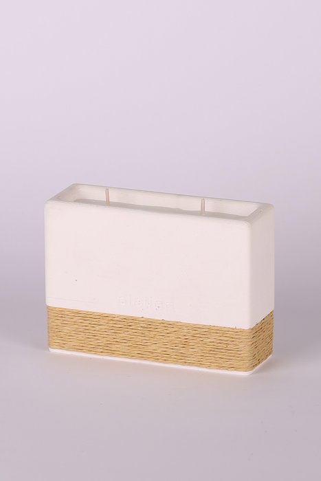 Aberto Design Vela Harmony White Hormigón Sándalo Blanco 11.5 cm